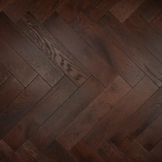 Black Walnut Herringbone — Brushed Matt Lacquered