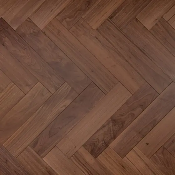 Black Walnut Herringbone — Prime · UV Oiled