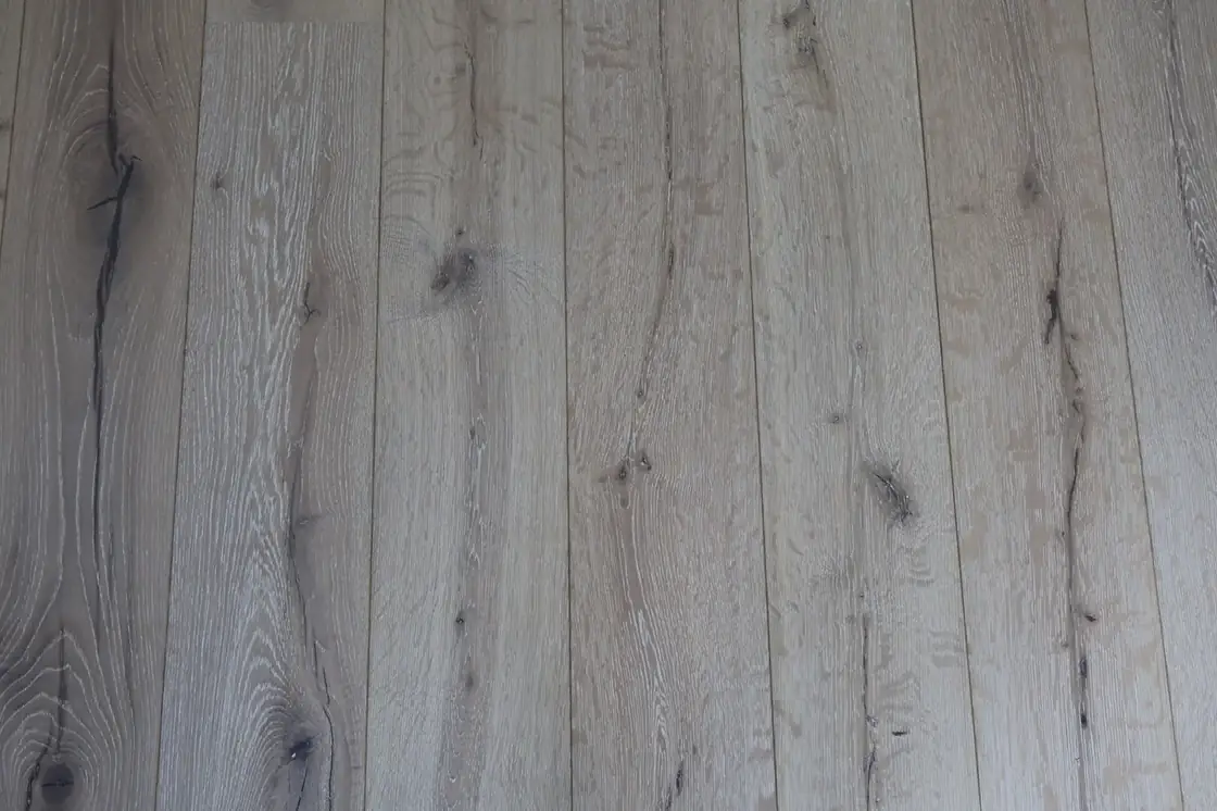Cotton White Long Plank — Brushed Matt Lacquered