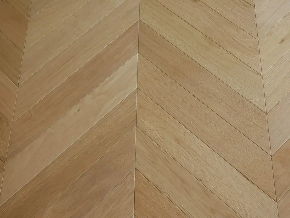 Invisible Oak Chevron — Invisible Matt Lacquered