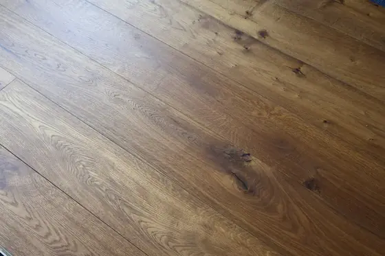 Smoked Oak Long Plank — Brushed Oiled