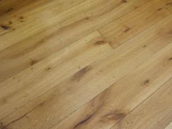 Smoked Oak Long Plank — Rustic · Oiled