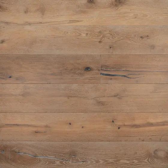 Smoked White Long Plank — Distressed · Smoked Finish