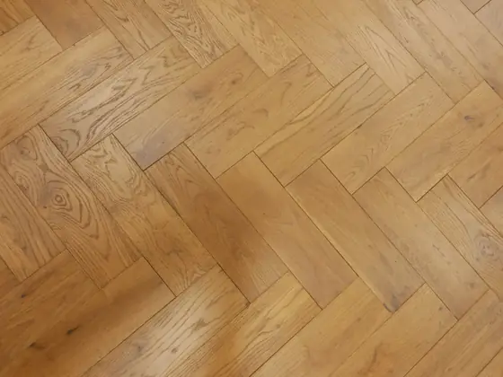 Golden Smoke Herringbone — Brushed Oiled