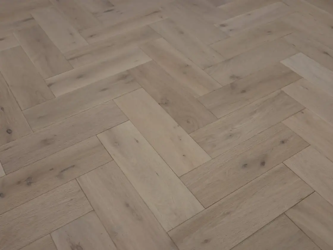 Invisible Oak Herringbone — Invisible Finish